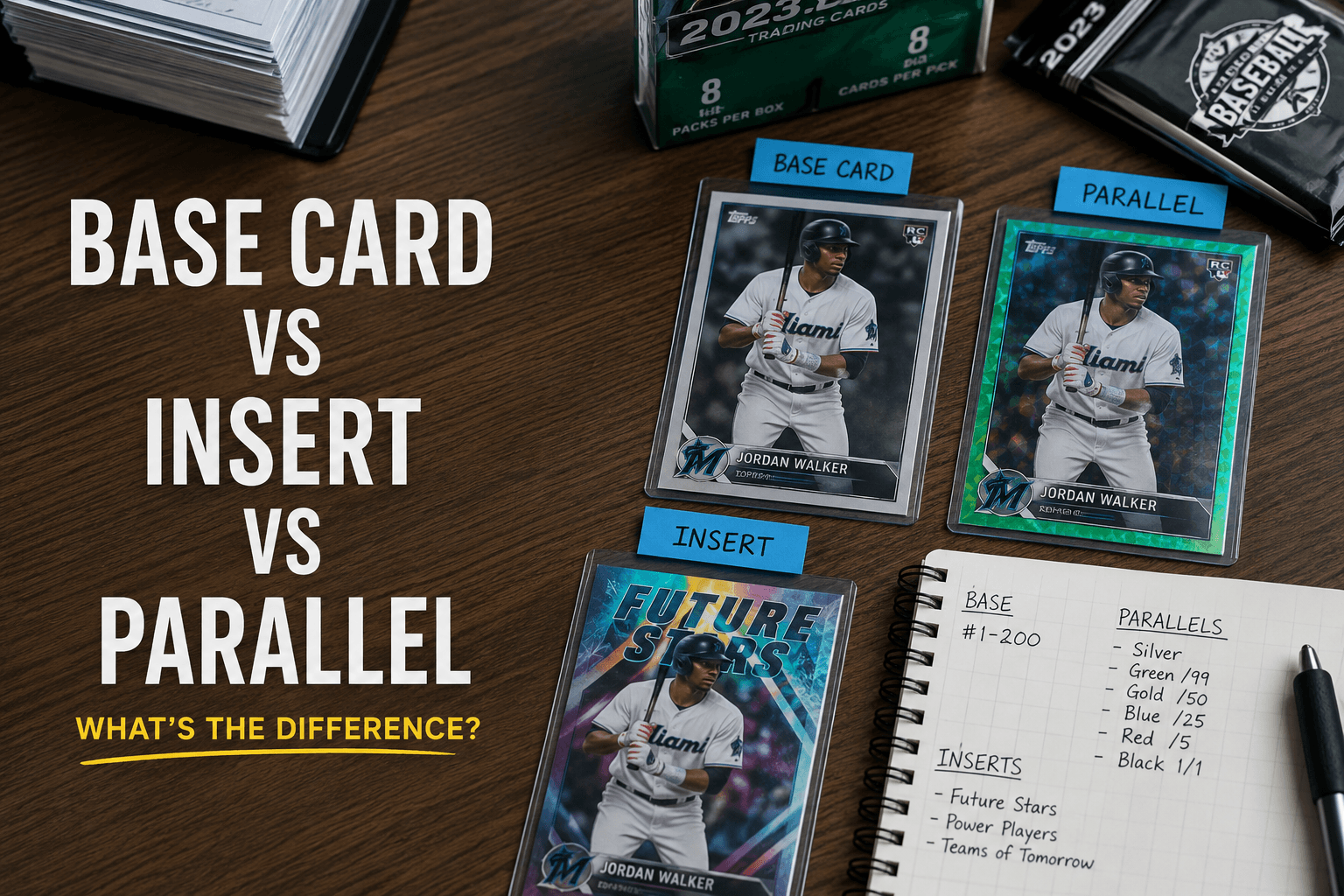 Base Card vs Insert vs Parallel