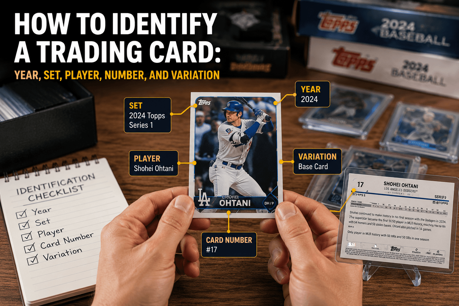 How To Identify A Trading Card: Year, Set, Player, Number, And Variation
