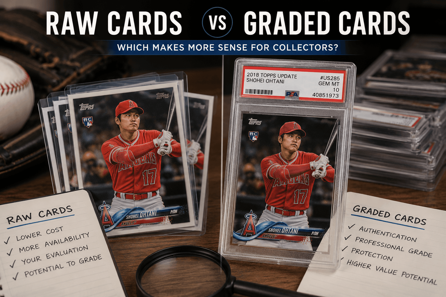 Raw Cards Vs Graded Cards: Which Makes More Sense For Collectors?