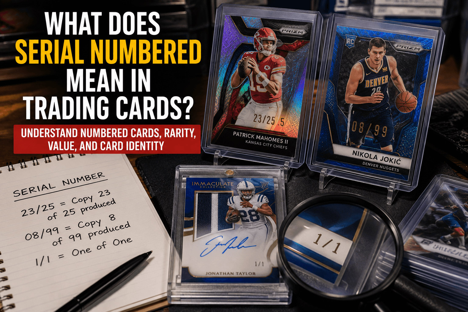 What Does Serial Numbered Mean In Trading Cards?